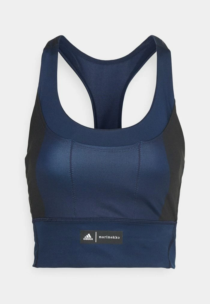 Adidas Performance ADIDAS X MARIMEKKO RUN BRA - Medium Support Sports Bra - Collegiate Navy 7 Adidas Performance ADIDAS X MARIMEKKO RUN BRA - Medium Support Sports Bra - Collegiate Navy - Image 5