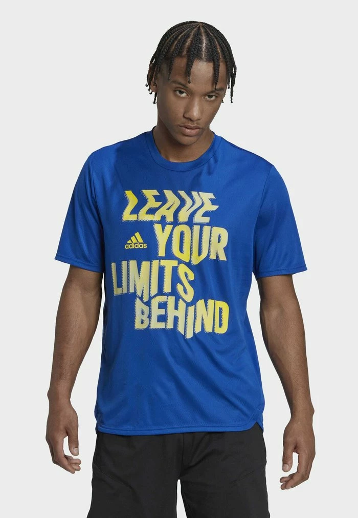 Adidas Performance INTENSITY - Sports T-shirt - Blue 3 Adidas Performance INTENSITY - Sports T-shirt - Blue