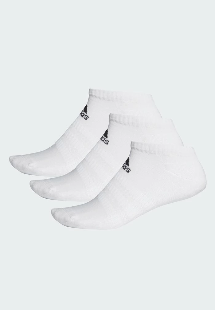 Adidas Performance 3 STRIPES CUSHIONED NO SHOW 3 PAIR PACK - Trainer Socks - White 4 Adidas Performance 3 STRIPES CUSHIONED NO SHOW 3 PAIR PACK - Trainer Socks - White - Image 2