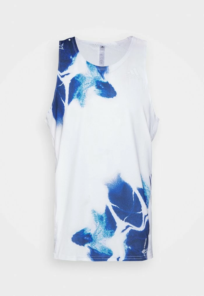 Adidas Performance FAST TANK - Top - White/team Royal Blue 8 Adidas Performance FAST TANK - Top - White/team Royal Blue - Image 6