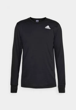 Adidas Performance LONG SLEEVE - Long Sleeved Top - Black/reflective Silver -adidas Performance Shop c131f22997904c72b2f40f296b9ebdcf
