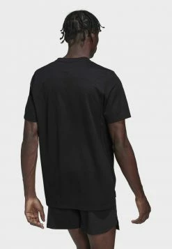 Adidas Performance WORKOUT FRONT RACK IMPACT PRINTED - Sports T-shirt - Black -adidas Performance Shop c15a90d173fe48a7a6410edf53410961