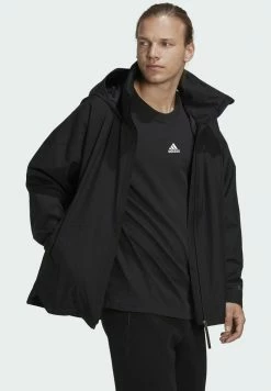 Adidas Performance TRAVEER - Waterproof Jacket - Black -adidas Performance Shop c16102ebc3bf439195417ca50fa941be