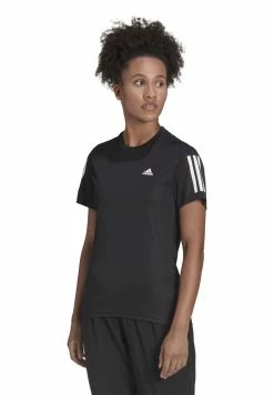 Adidas Performance OWN THE RUN TEE - Sports T-shirt - Black -adidas Performance Shop c199dae1292843b6ad0d5a70c5632b8e