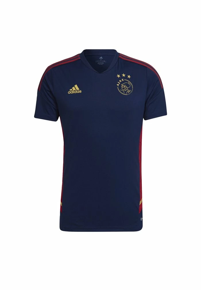 Adidas Performance AJAX AMSTERDAM - Sports T-shirt - Team Navy Blue 3 Adidas Performance AJAX AMSTERDAM - Sports T-shirt - Team Navy Blue
