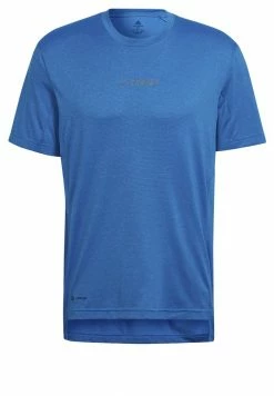 Adidas Performance MT TEE - Basic T-shirt - Shock Blue -adidas Performance Shop c271bf88db524c87b45765cedb90cd0b