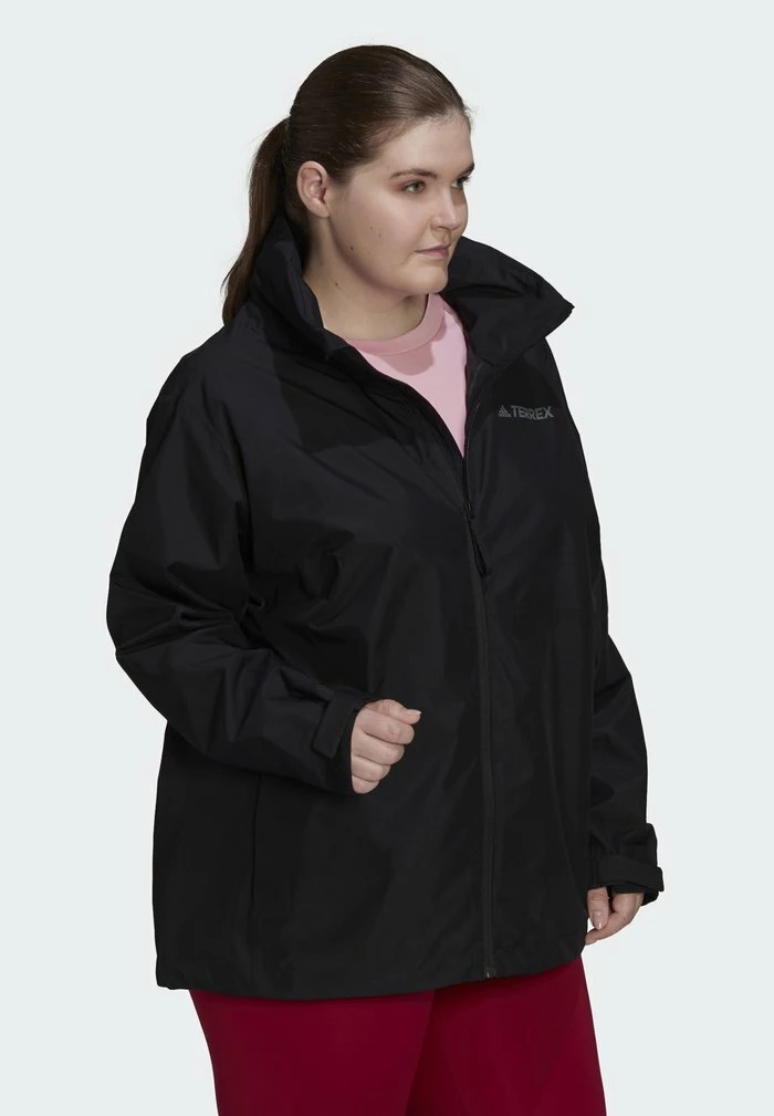 Adidas Performance W MT RR JKT PLU - Hardshell Jacket - Black 6 Adidas Performance W MT RR JKT PLU - Hardshell Jacket - Black - Image 4