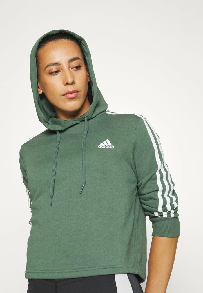 Adidas Performance Hoodie - Green Oxide/white 6 Adidas Performance Hoodie - Green Oxide/white - Image 4