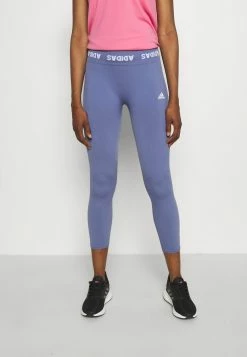 Adidas Performance AEROKNIT 7/8 PS TRAINING WORKOUT DESIGNED4TRAINING PRIMEGREEN LEGGINGS FITTED - Leggings - Orbit Violet