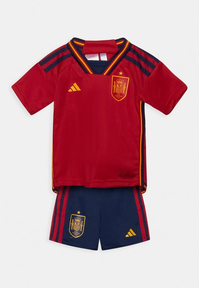 Adidas Performance SPAIN HOME MINI UNISEX SET - Football Shirt - Top/team Power Red/team Navy Blue Bottom/team Navy Blue 3 Adidas Performance SPAIN HOME MINI UNISEX SET - Football Shirt - Top/team Power Red/team Navy Blue Bottom/team Navy Blue