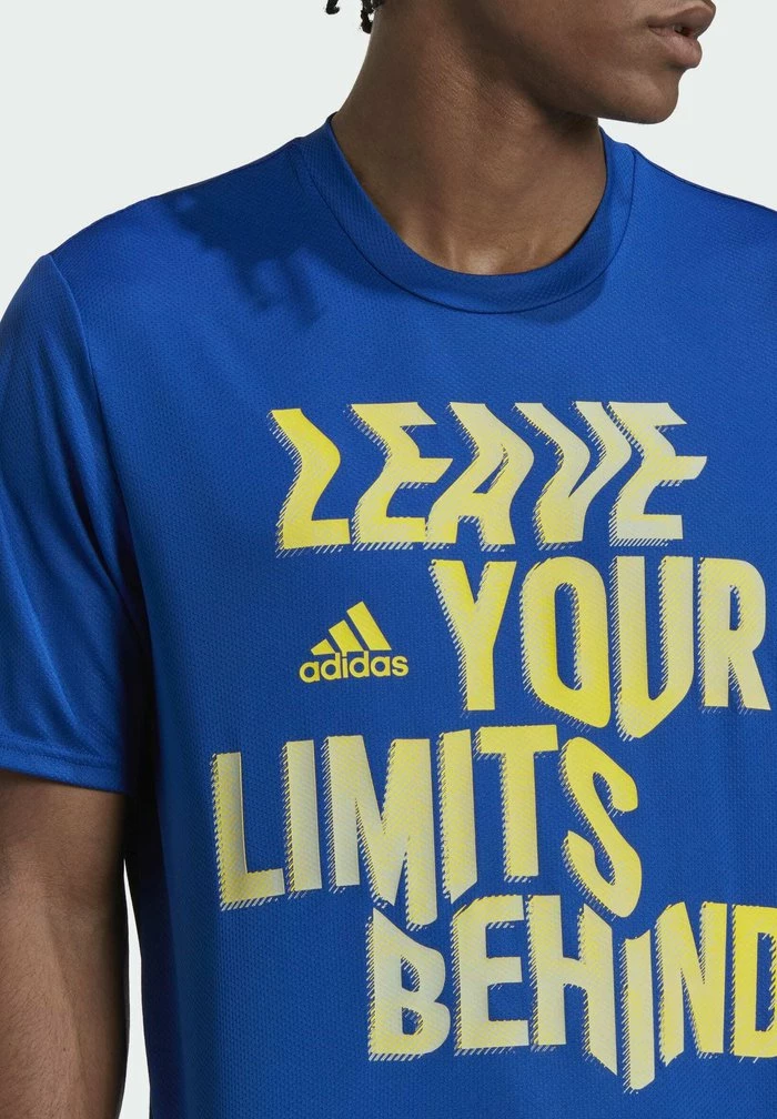 Adidas Performance INTENSITY - Sports T-shirt - Blue 7 Adidas Performance INTENSITY - Sports T-shirt - Blue - Image 5