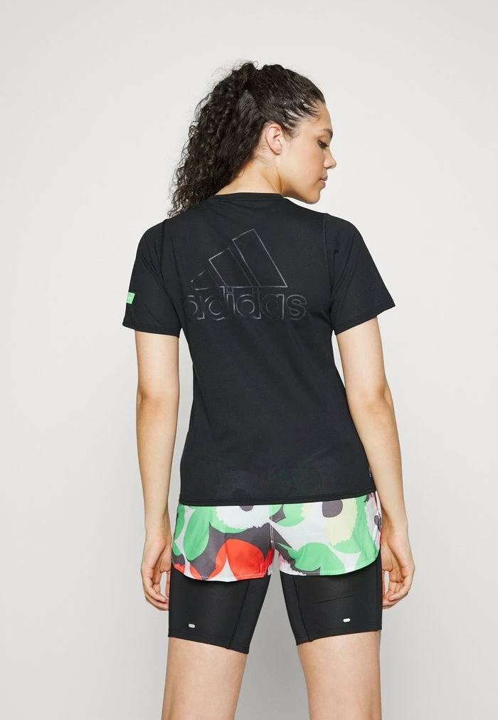 Adidas Performance RUN TEE - Sports T-shirt - Black 5 Adidas Performance RUN TEE - Sports T-shirt - Black - Image 3
