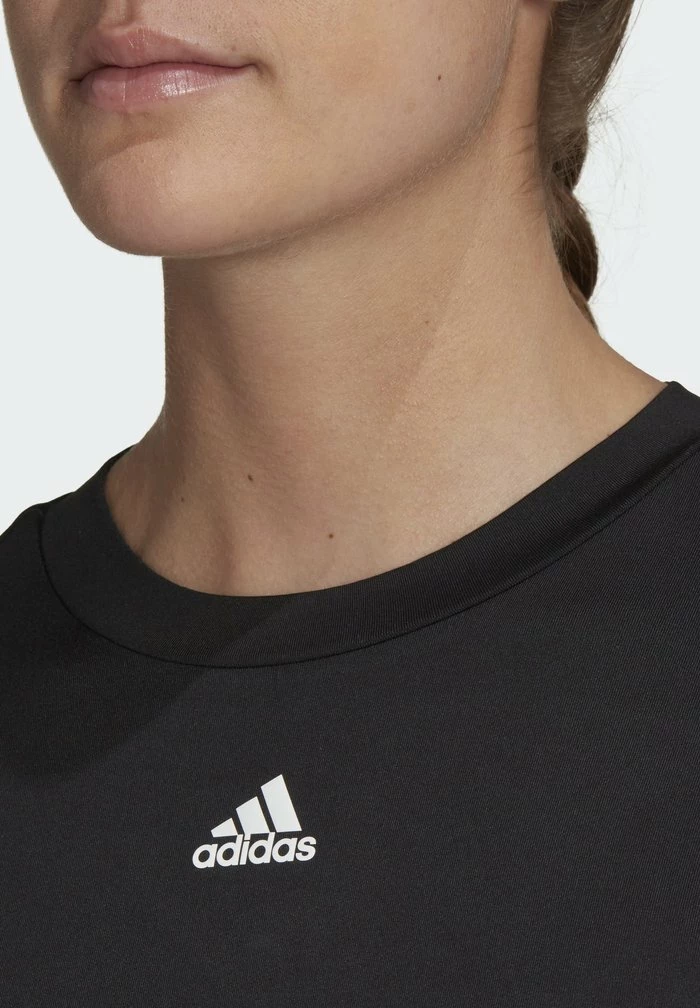 Adidas Performance Print T-shirt - Black/white 6 Adidas Performance Print T-shirt - Black/white - Image 4