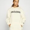 Adidas Performance LINEAR ESSENTIALS HOODIE RELAXED - Hoodie - Ecru Tint/black -adidas Performance Shop c4a97706720b4009abbd3dc33b1c9af0