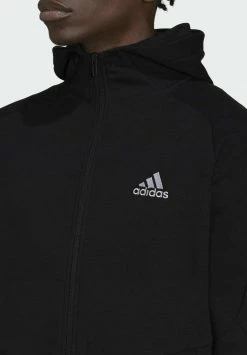 Adidas Performance ESSENTIAL - Zip-up Sweatshirt - Black -adidas Performance Shop c4f563bd2881485689d1a2387c883d2c