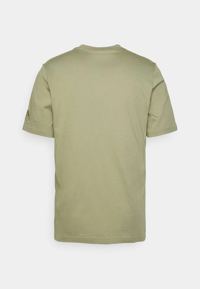 Adidas Performance M LIN SJ T - Print T-shirt - Orbit Green/black 4 Adidas Performance M LIN SJ T - Print T-shirt - Orbit Green/black - Image 2