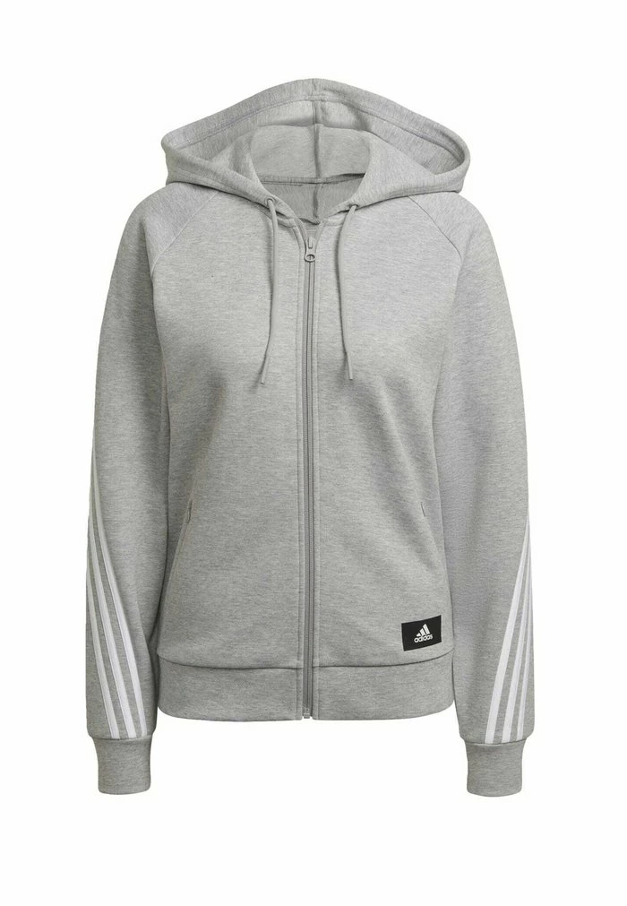Adidas Performance FUTURE ICONS - Zip-up Sweatshirt - Grey 9 Adidas Performance FUTURE ICONS - Zip-up Sweatshirt - Grey - Image 7