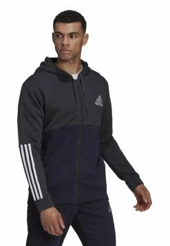 Adidas Performance Zip-up Sweatshirt - Carbon/legend Ink