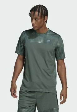 Adidas Performance ALL OVERSIZE - Print T-shirt - Green
