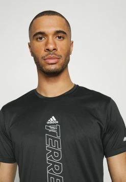 Adidas Performance AGRAVIC - Sports T-shirt - Black -adidas Performance Shop c6235236cac24b24bf280f7909776967