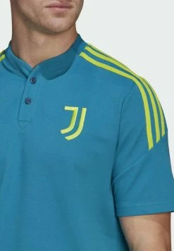 Adidas Performance POLO JUVENTUS CONDIVO - Print T-shirt - Turquoise -adidas Performance Shop c63dd4a4aa2f435baef96385cb94c551