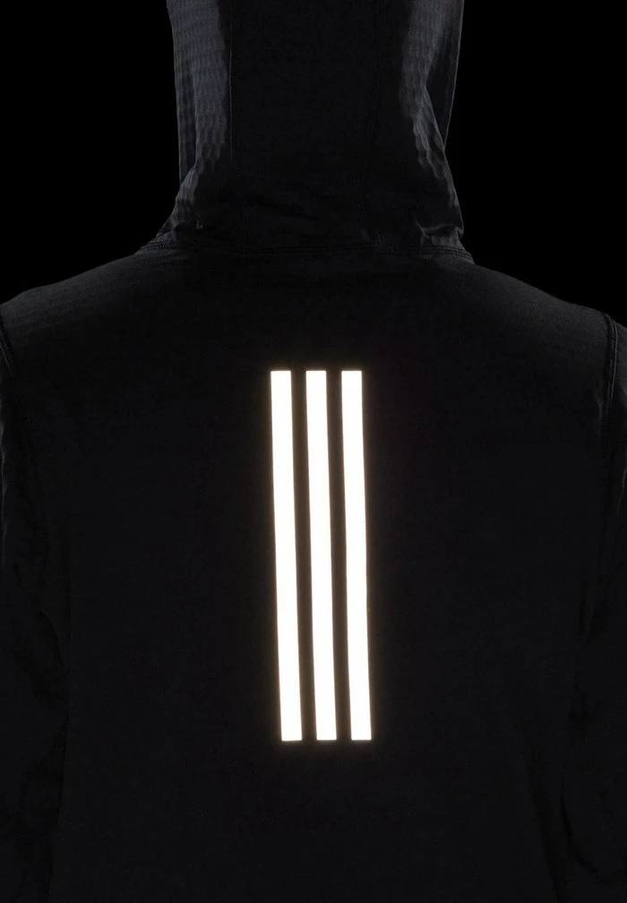 Adidas Performance X-CITY LONG SLEEVE - Fleece Jumper - Black 9 Adidas Performance X-CITY LONG SLEEVE - Fleece Jumper - Black - Image 7