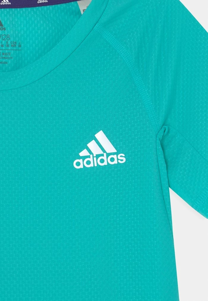 Adidas Performance TEE - Print T-shirt - Semi Mint Rush/white 5 Adidas Performance TEE - Print T-shirt - Semi Mint Rush/white - Image 3