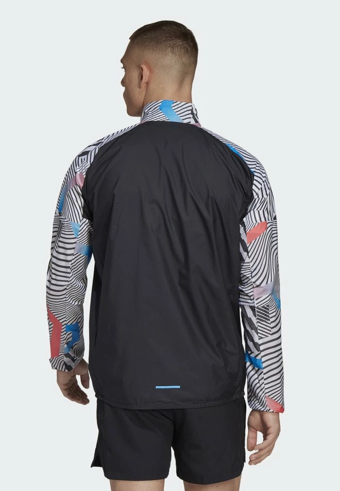 Adidas Performance TRAIL WIND J - Running Jacket - White/black 4 Adidas Performance TRAIL WIND J - Running Jacket - White/black - Image 2