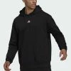 Adidas Performance ESSENTIALS - Hoodie - Black -adidas Performance Shop c896a71f6924459ba40107779a5b8b8b