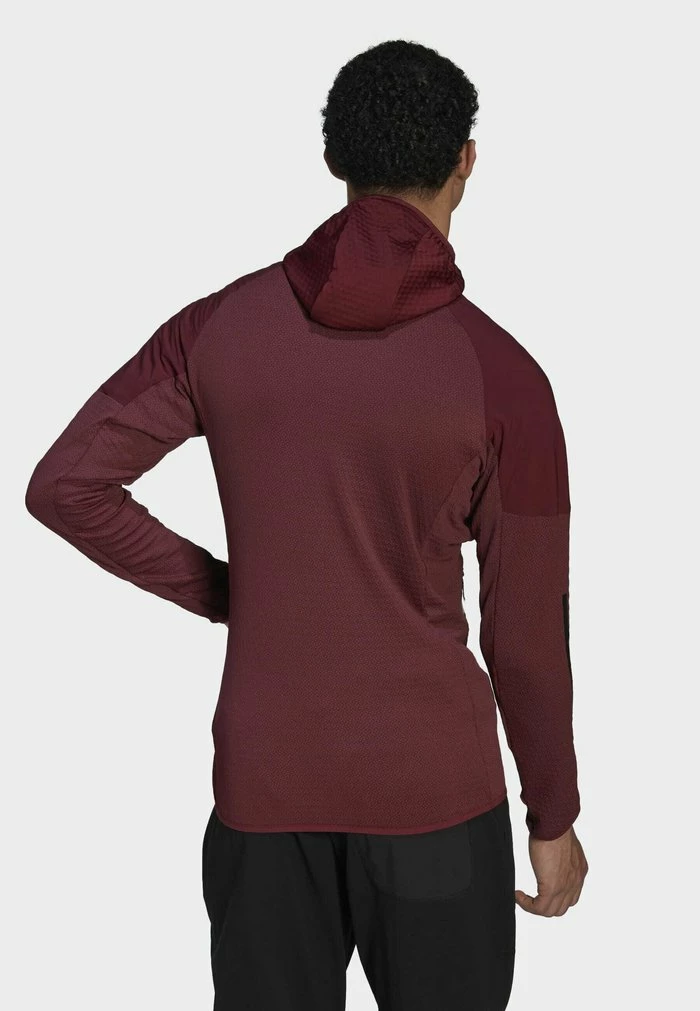 Adidas Performance Fleece Jacket - Burgundy 5 Adidas Performance Fleece Jacket - Burgundy - Image 3