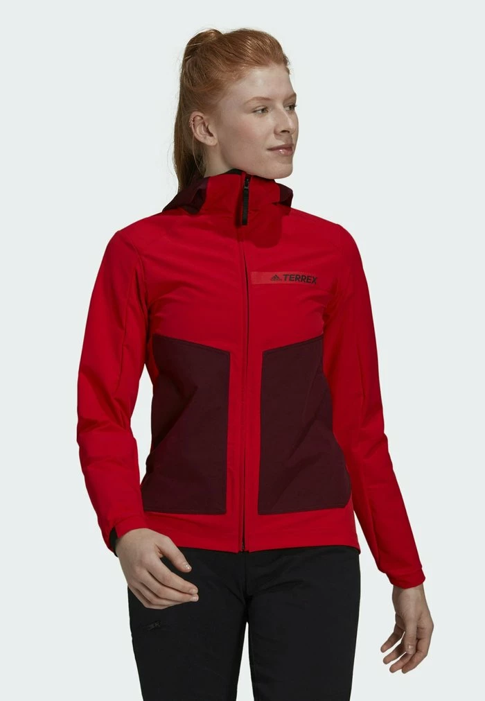 Adidas Performance W MT J - Soft Shell Jacket - Red 3 Adidas Performance W MT J - Soft Shell Jacket - Red