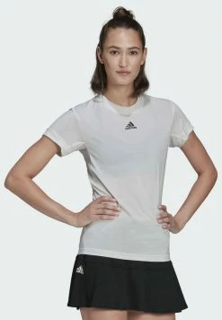 Adidas Performance TENNIS FREELIFT - Print T-shirt - White -adidas Performance Shop c998796d5f6e497582eadd2addb7ac16