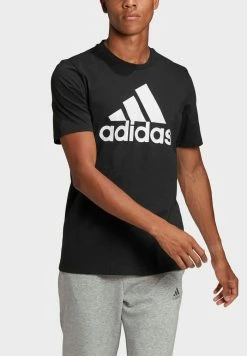 Adidas Performance ESSENTIALS BIG LOGO T-SHIRT - Print T-shirt - Black -adidas Performance Shop c99eb0074501439db0f774231502e6eb