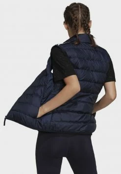 Adidas Performance ESSENTIALS FOUNDATION - Waistcoat - Blue -adidas Performance Shop c9b24c36d38848bf9e5f3282f0fdb909