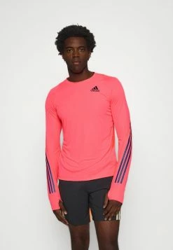 Adidas Performance RUN ICON - Long Sleeved Top - Acid Red