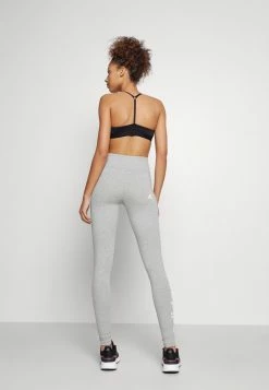 Adidas Performance Leggings - Medium Grey Heather/white -adidas Performance Shop ca371cdfd5b349bc9de514216e92e82f