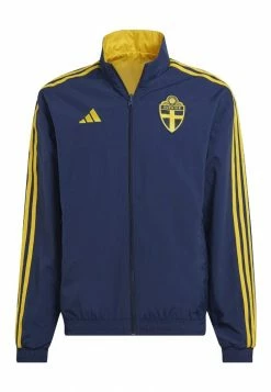 Adidas Performance SWEDEN SVFF ATHEM JACKET - National Team Wear - Blue -adidas Performance Shop cadd44eb90cc4ed083dea5a9759d0a45