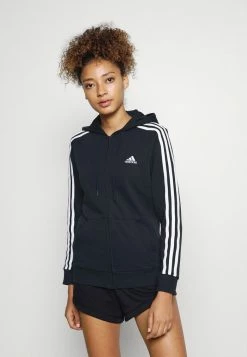 Adidas Performance Zip-up Sweatshirt - Legend Ink/white