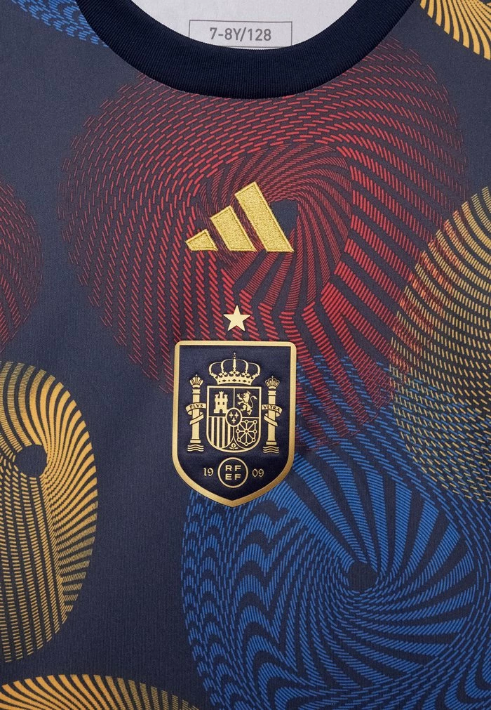 Adidas Performance SPAIN PREMATCH TEE UNISEX - Football Shirt - Team Navy Blue /red/team Colleg Gold /glory Blue 5 Adidas Performance SPAIN PREMATCH TEE UNISEX - Football Shirt - Team Navy Blue /red/team Colleg Gold /glory Blue - Image 3