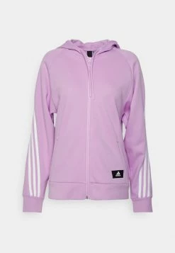 Adidas Performance FUTURE ICONS - Zip-up Sweatshirt - Bliss Lilac -adidas Performance Shop cb1ed1fdce384f1b95822afa3fd3debe