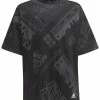 Adidas Performance ALLOVER PRINT - Print T-shirt - Black -adidas Performance Shop cb25776a9fad4a5e969be8a1bb36c48b