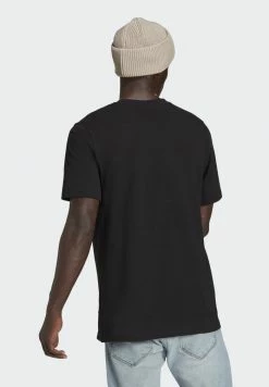 Adidas Performance FOOTBALL LOGO TEE - Print T-shirt - Black -adidas Performance Shop cb67bc9cf15d4f23b65aedd2df1d9484