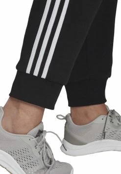 Adidas Performance ESSENTIALS 3-STRIPES FLEECE PLUS SIZE - Tracksuit Bottoms - Black/white 11 Adidas Performance ESSENTIALS 3-STRIPES FLEECE PLUS SIZE - Tracksuit Bottoms - Black/white -adidas Performance Shop cb710be8b0ec4dae988a3e6309e41646