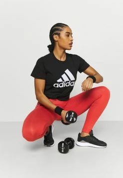 Adidas Performance W BL T - Print T-shirt - Black/white -adidas Performance Shop cbf3a258c862470a85db6949a69144b3