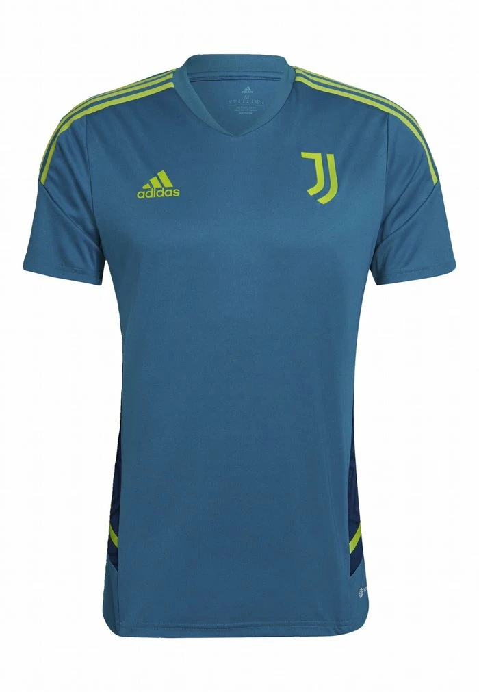Adidas Performance JUVENTUS TURIN TRAININGS - Sports T-shirt - Active Teal 9 Adidas Performance JUVENTUS TURIN TRAININGS - Sports T-shirt - Active Teal - Image 7