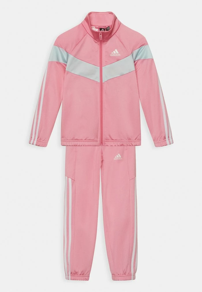 Adidas Performance UNISEX SET - Tracksuit - Bliss Pink/almost Blue/white 3 Adidas Performance UNISEX SET - Tracksuit - Bliss Pink/almost Blue/white