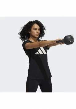 Adidas Performance 3-STRIPES TRAINING TEE - Print T-shirt - Black 11 Adidas Performance 3-STRIPES TRAINING TEE - Print T-shirt - Black -adidas Performance Shop ccd0379e8c2c47398fae0e18cd54be3b