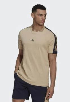 Adidas Performance FUTURE ICON - Print T-shirt - Beige
