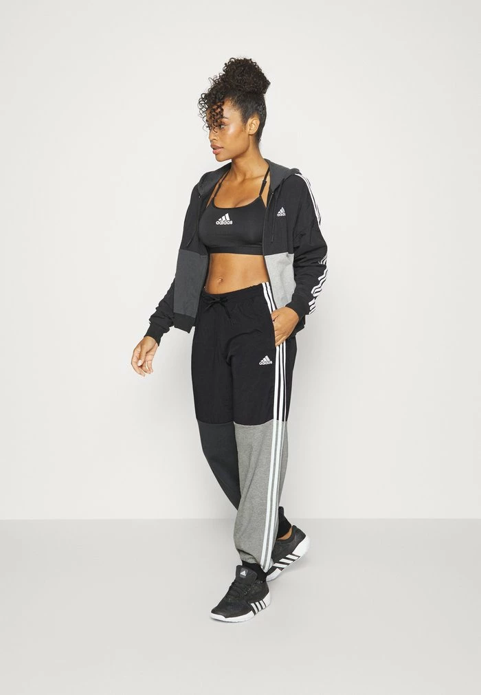Adidas Performance Tracksuit Bottoms - Black/white/carbon 6 Adidas Performance Tracksuit Bottoms - Black/white/carbon - Image 4