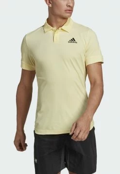 Adidas Performance NEW YORK TENNIS - Polo Shirt - Yellow -adidas Performance Shop cd37d363b4ff44c5b23e7a2696b70cdb